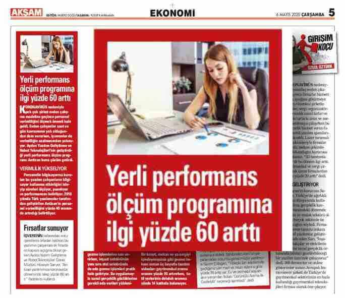 Our News in Akşam Newspaper
